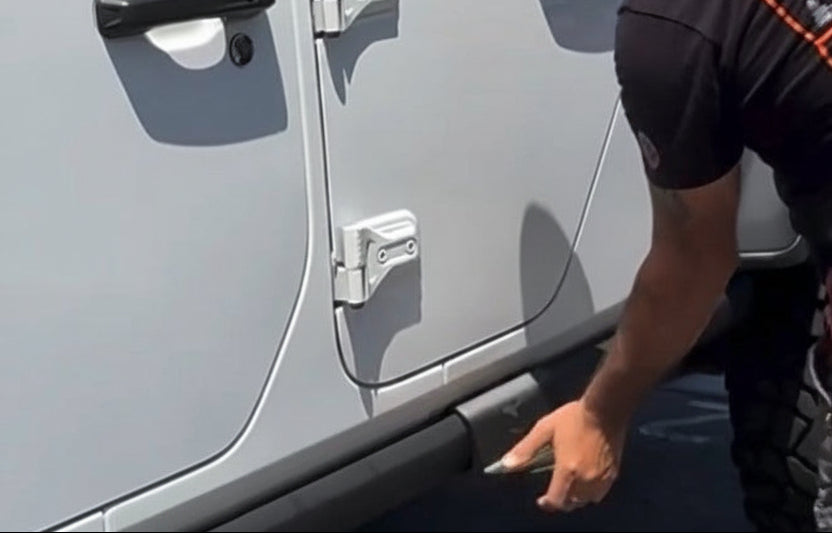 Jeep Snap-On Side Steps -  V2 Low - SnapLok