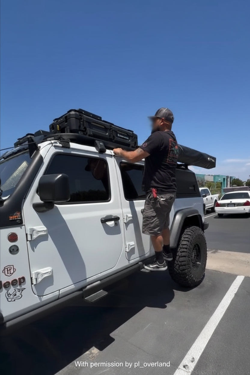 Jeep Snap-On Side Steps -  V2 Low - SnapLok