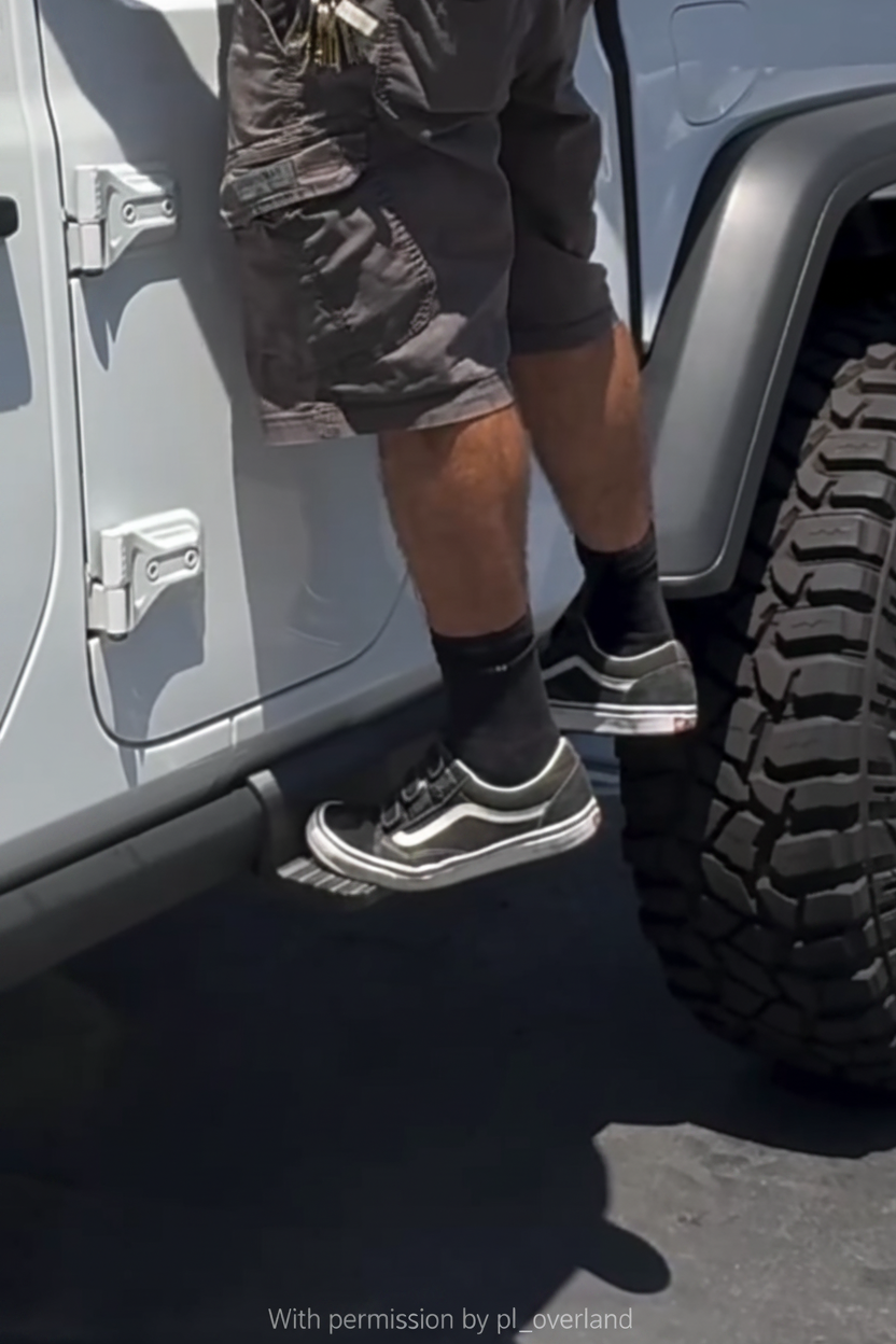 Jeep Snap-On Side Steps -  V2 Low - SnapLok