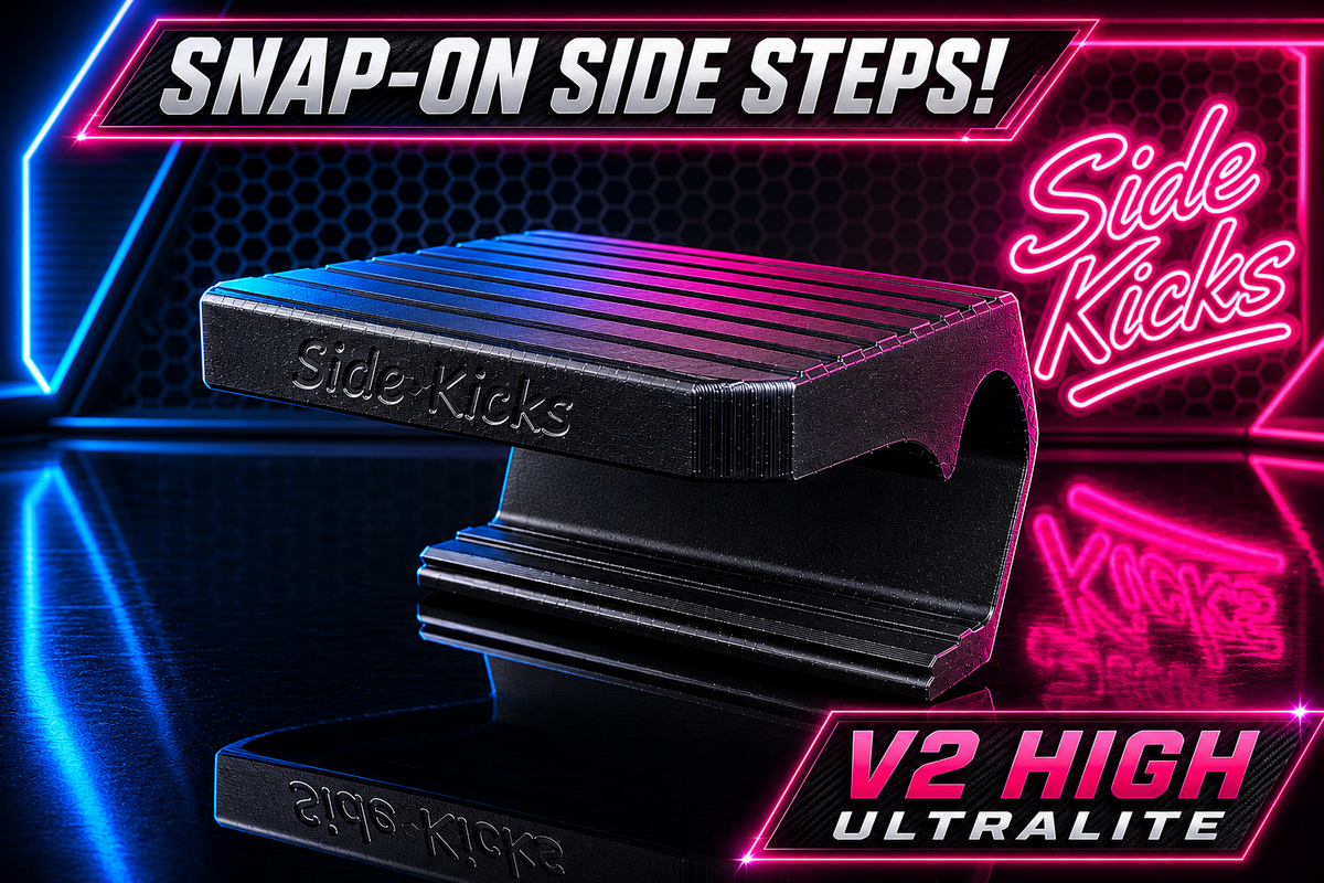 Gen 3 ZR2/AT4X Snap-On Steps - V2 High Ultra-Lite - (2023-2026)