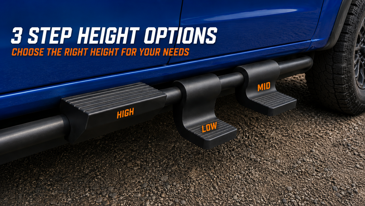 Gen 2 ZR2/AT4X Snap-On Side Steps - Dual Height - (2015-2022)