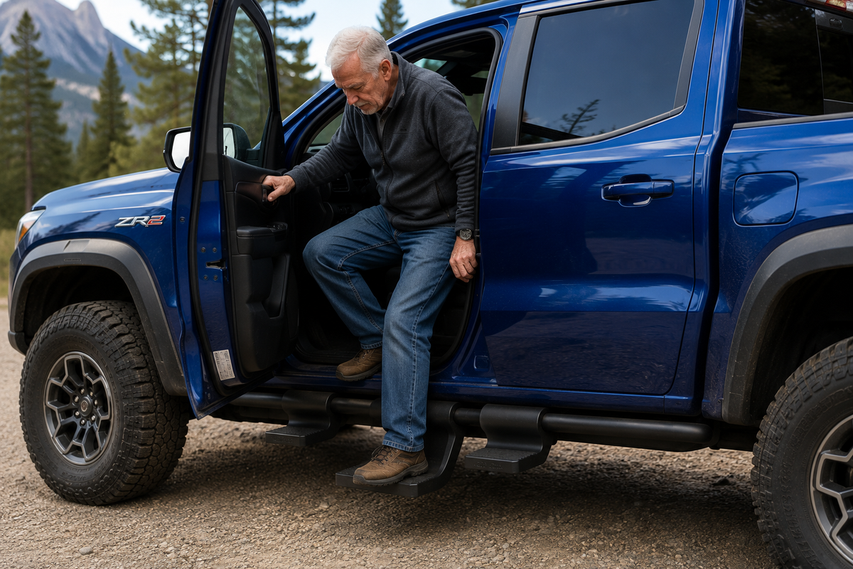 Gen 2 ZR2/AT4X Snap-On Side Steps - Dual Height - (2015-2022)
